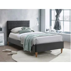 Bed AZURRO VELVET single